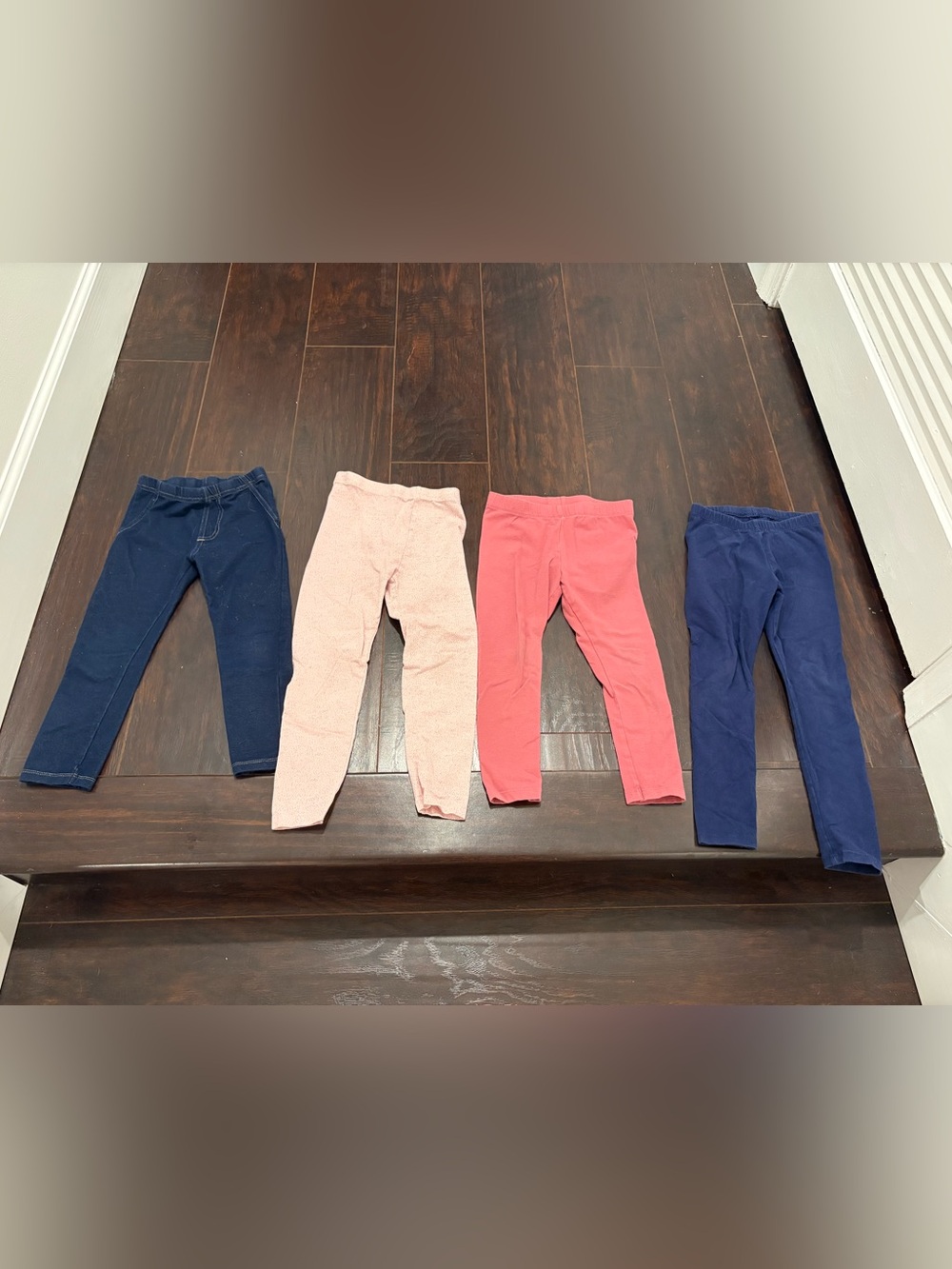 Girls 4T Leggings Pants Lot of 4 Garanimals Circo Mixed Colors